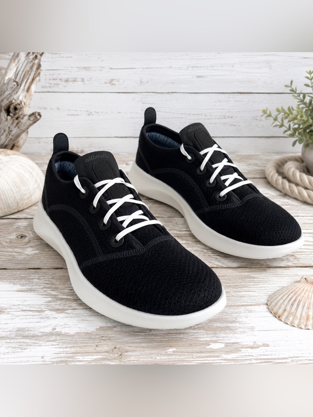 Allbirds SuperLight TR Sneakers Men’s 14 Natural Black Blizzard NIB